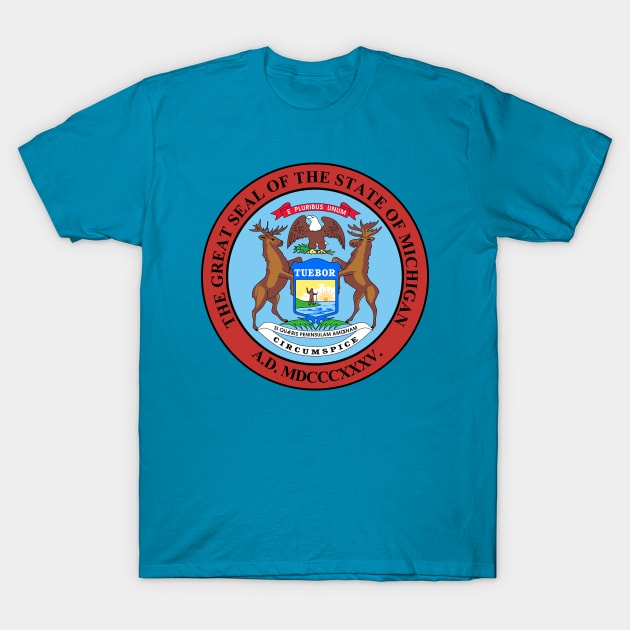 State of Michigan T-Shirt by Comshop